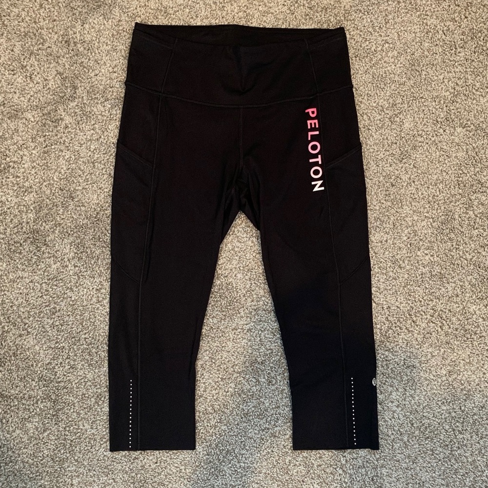 Peloton x Lululemon Capris, Fast and Free 21", LN!